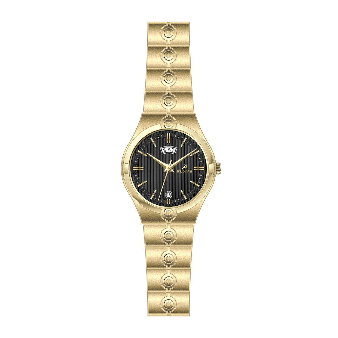 Westar Executive  Ladies Black Dial Quartz Watch - EX6637GPN103