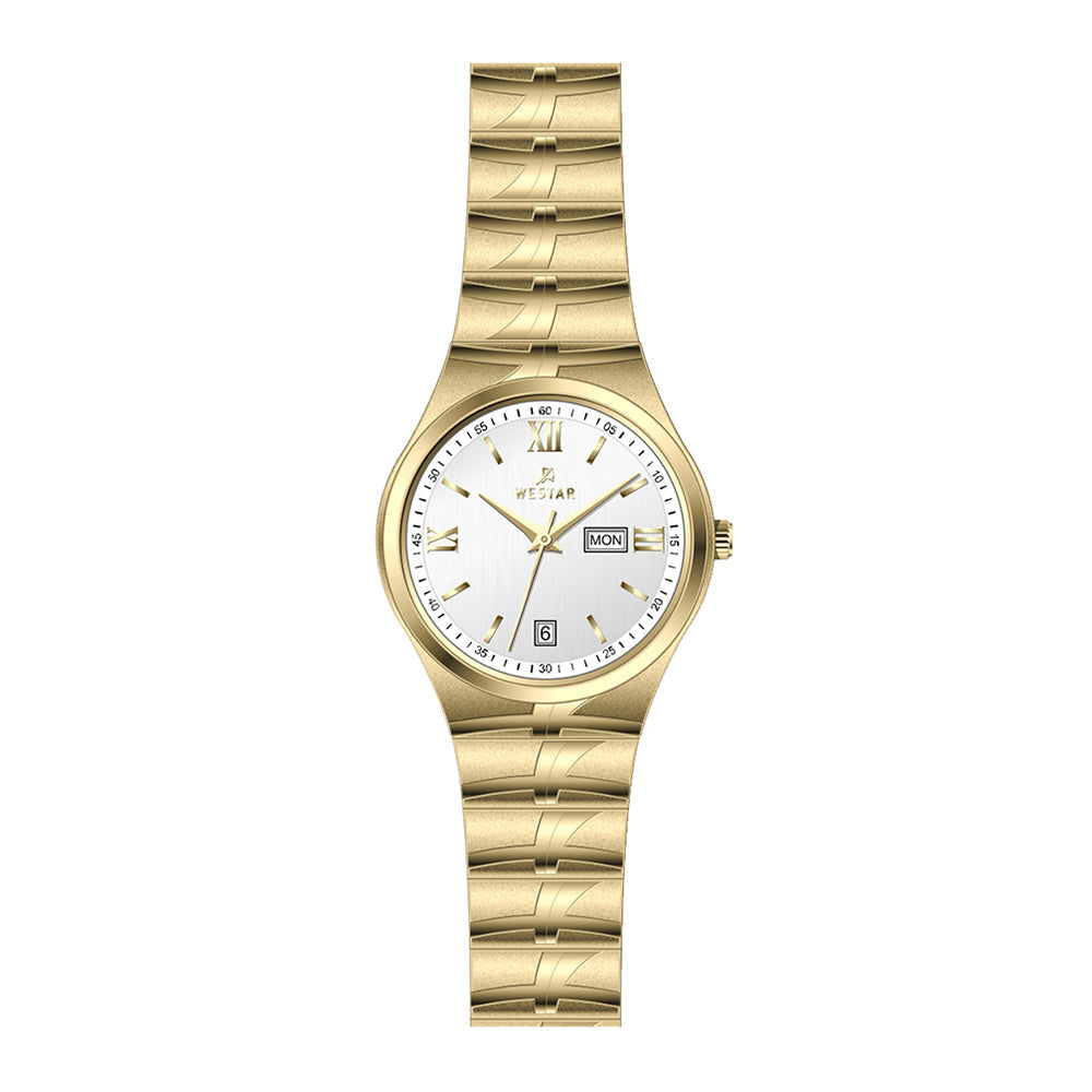 Westar Executive  Ladies White Dial Quartz Watch - EX6639GPN101