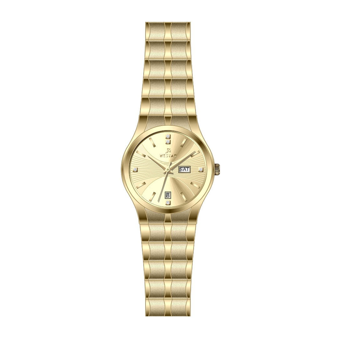 Westar Executive  Ladies Dark Champagne Dial Quartz Watch - EX6640GPN108