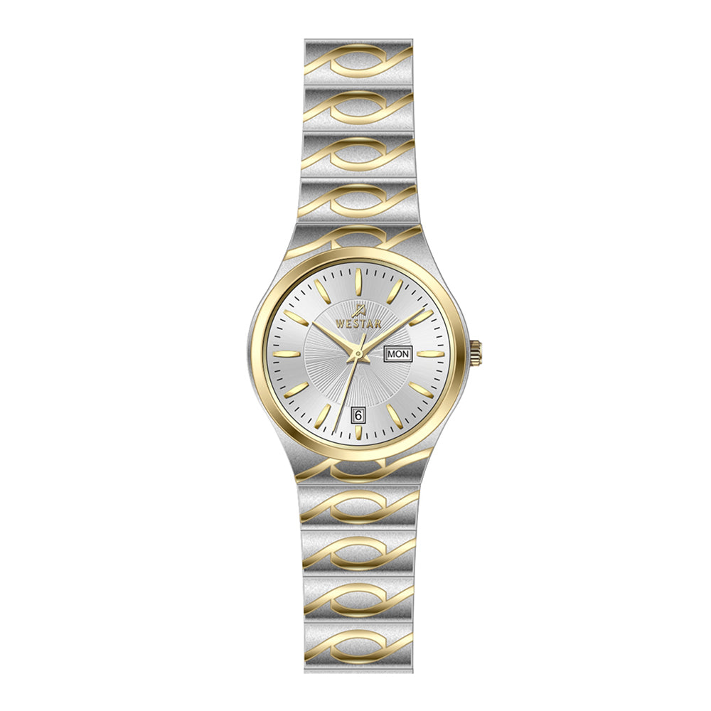 Westar Executive  Ladies Silver Dial Quartz Watch - EX6644CBN107