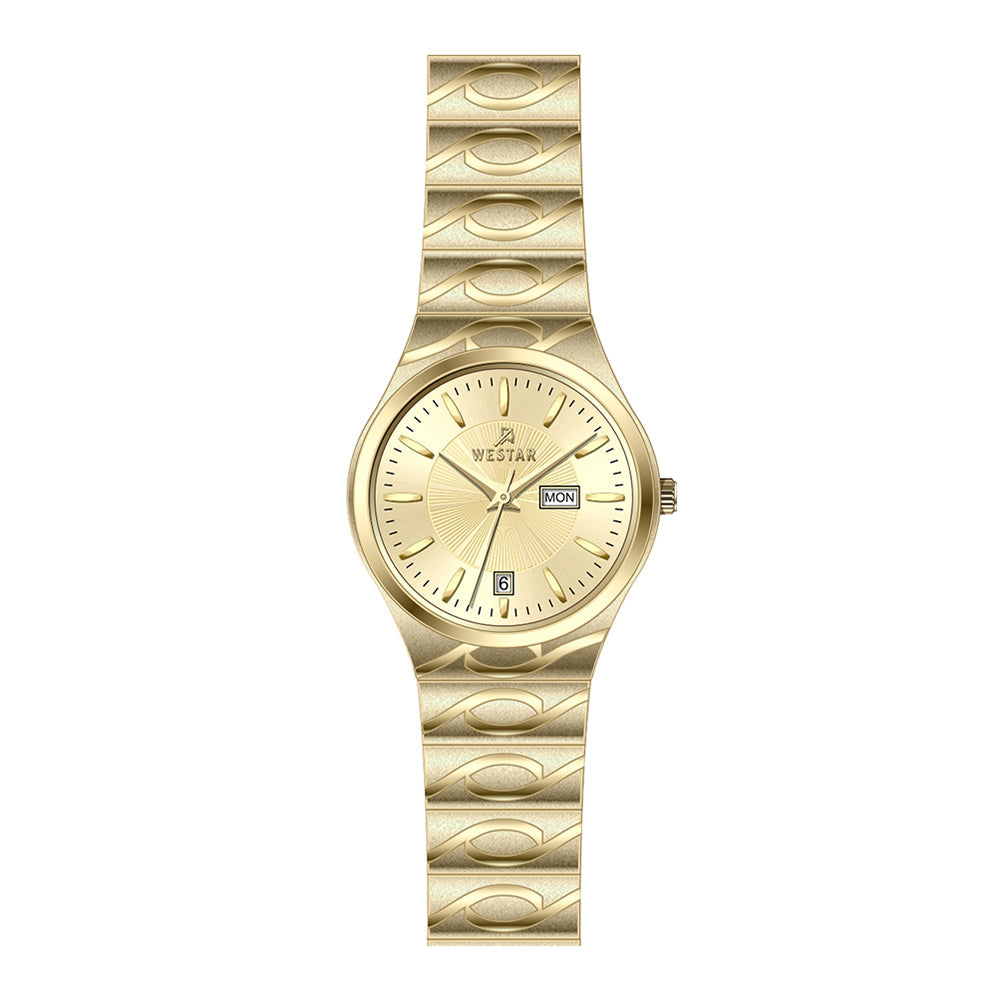Westar Executive  Ladies Light Champange Dial Quartz Watch - EX6644GPN102