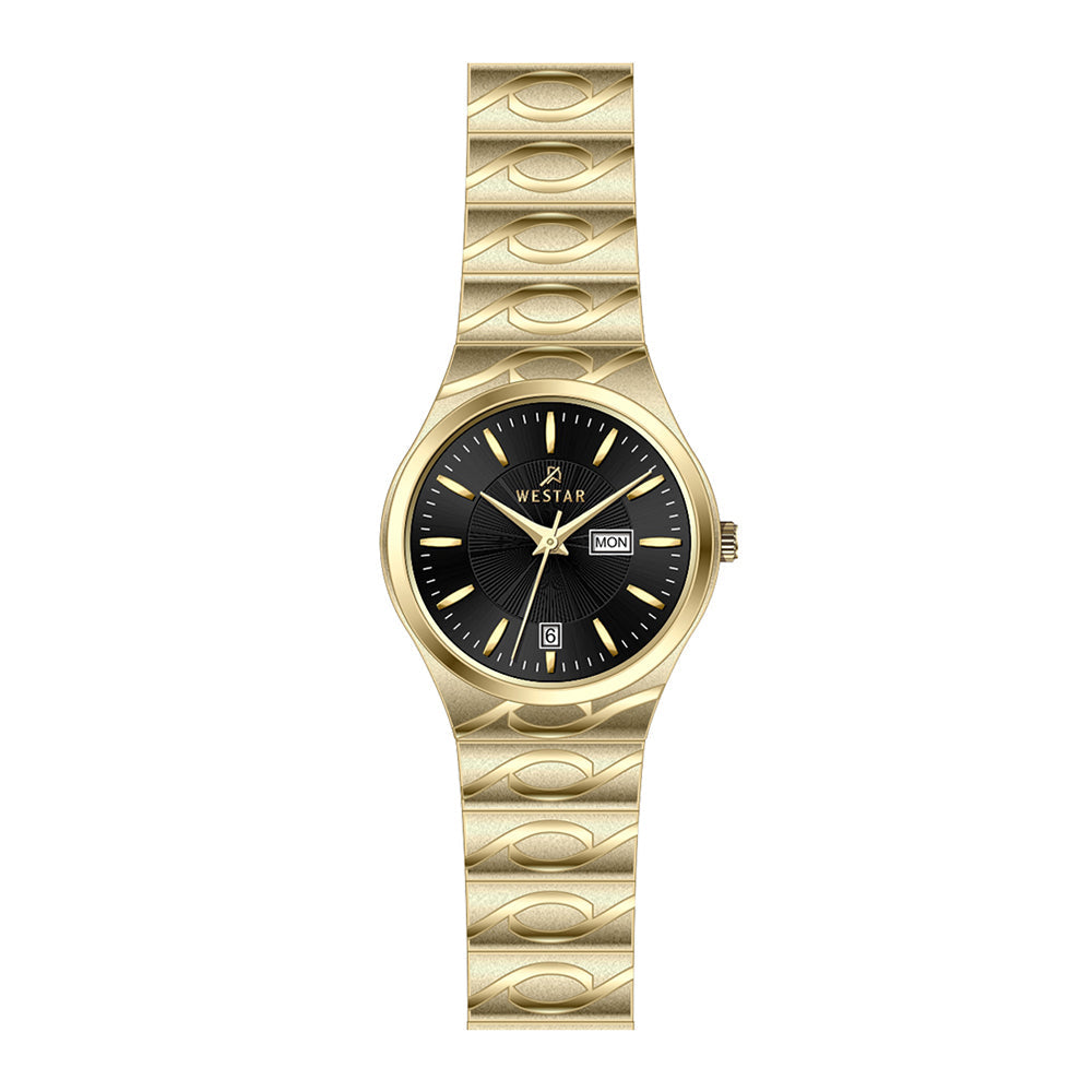 Westar Executive  Ladies Black Dial Quartz Watch - EX6644GPN103
