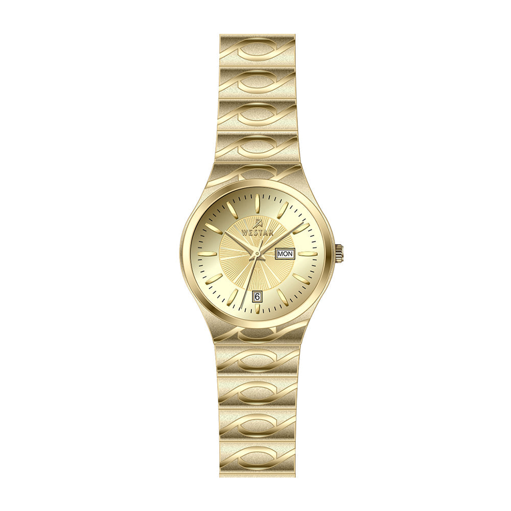 Westar Executive  Ladies Dark Champagne Dial Quartz Watch - EX6644GPN108