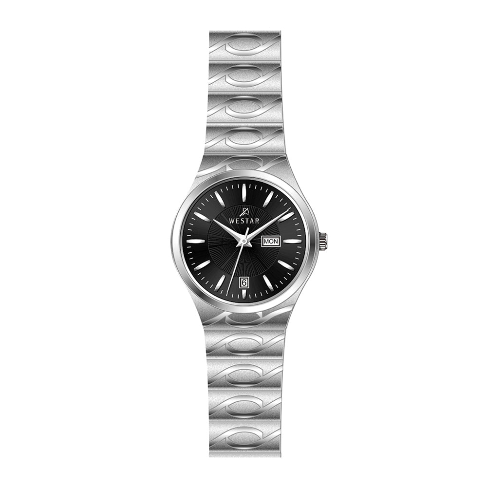 Westar Executive  Ladies Black Dial Quartz Watch - EX6644STN103