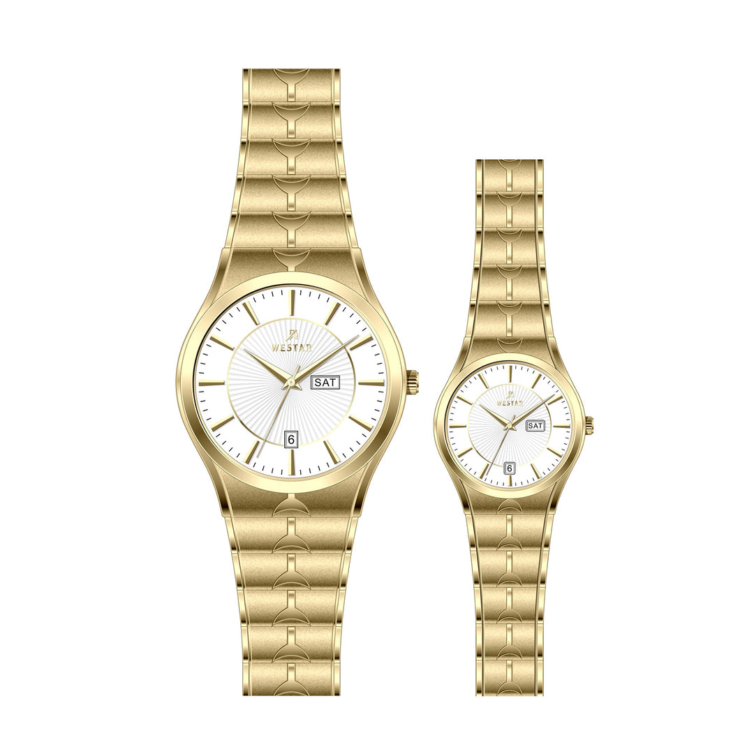 Westar Couple Watch EX7607GPN101 &amp; EX6607GPN101