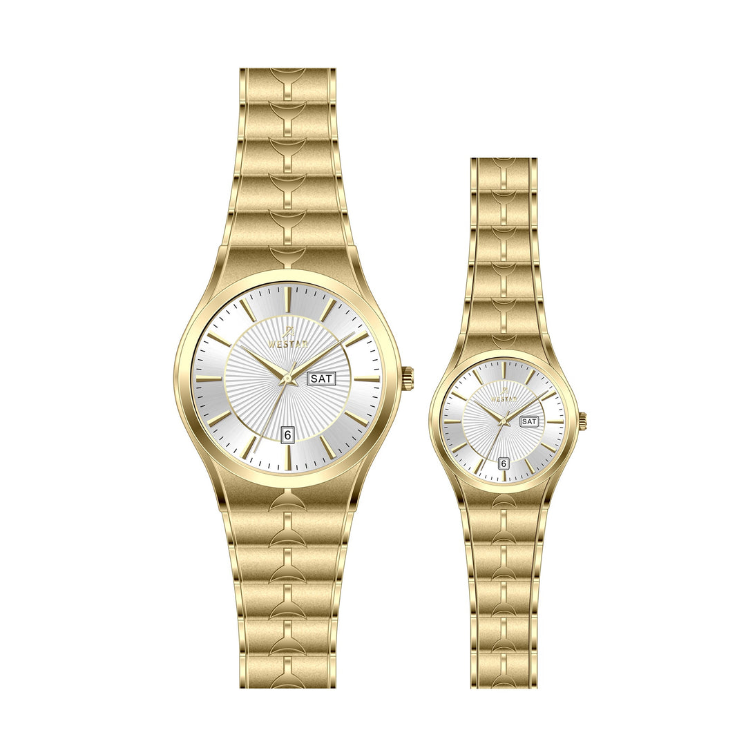 Westar Couple Watch EX7607GPN107 &amp; EX6607GPN107