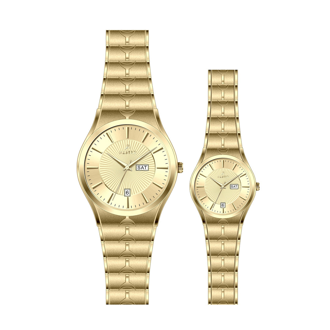Westar Couple Watch EX7607GPN108 &amp; EX6607GPN108