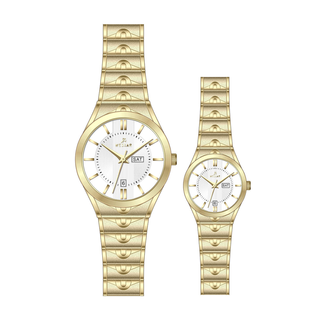 Westar Couple Watch EX7609GPN101 &amp; EX6609GPN101