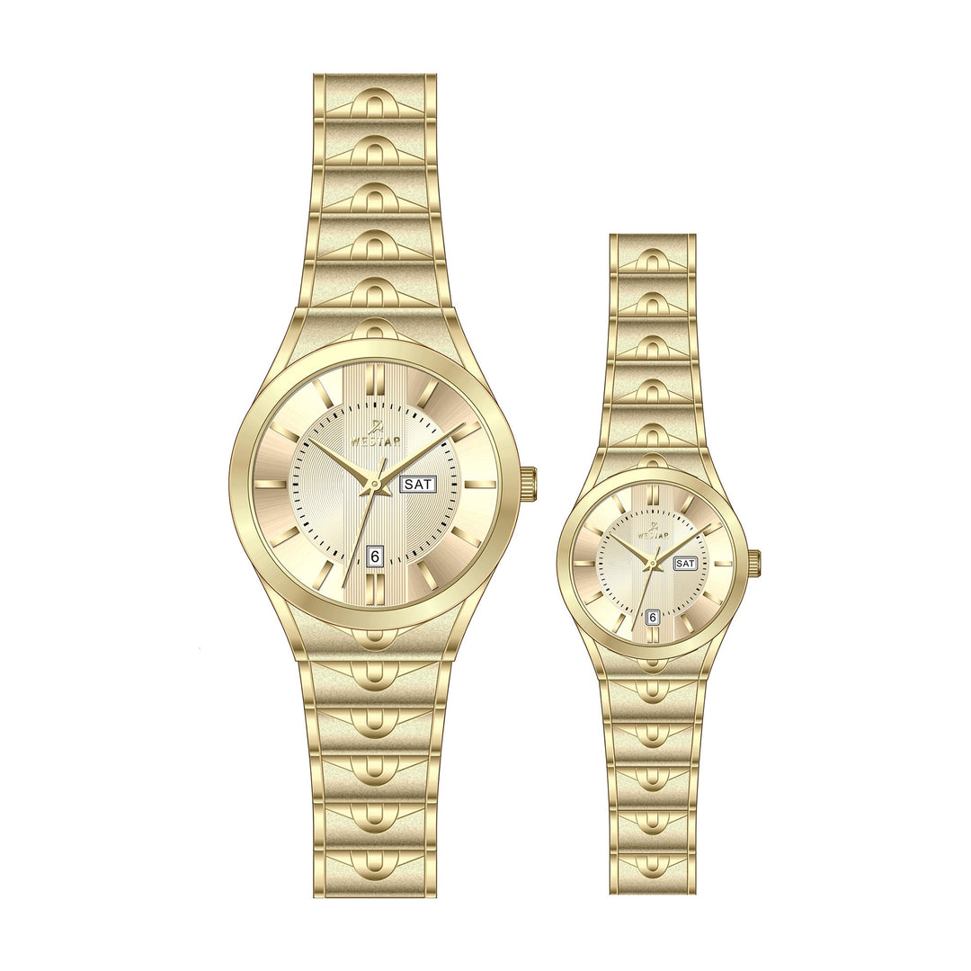 Westar Couple Watch EX7609GPN102 &amp; EX6609GPN102