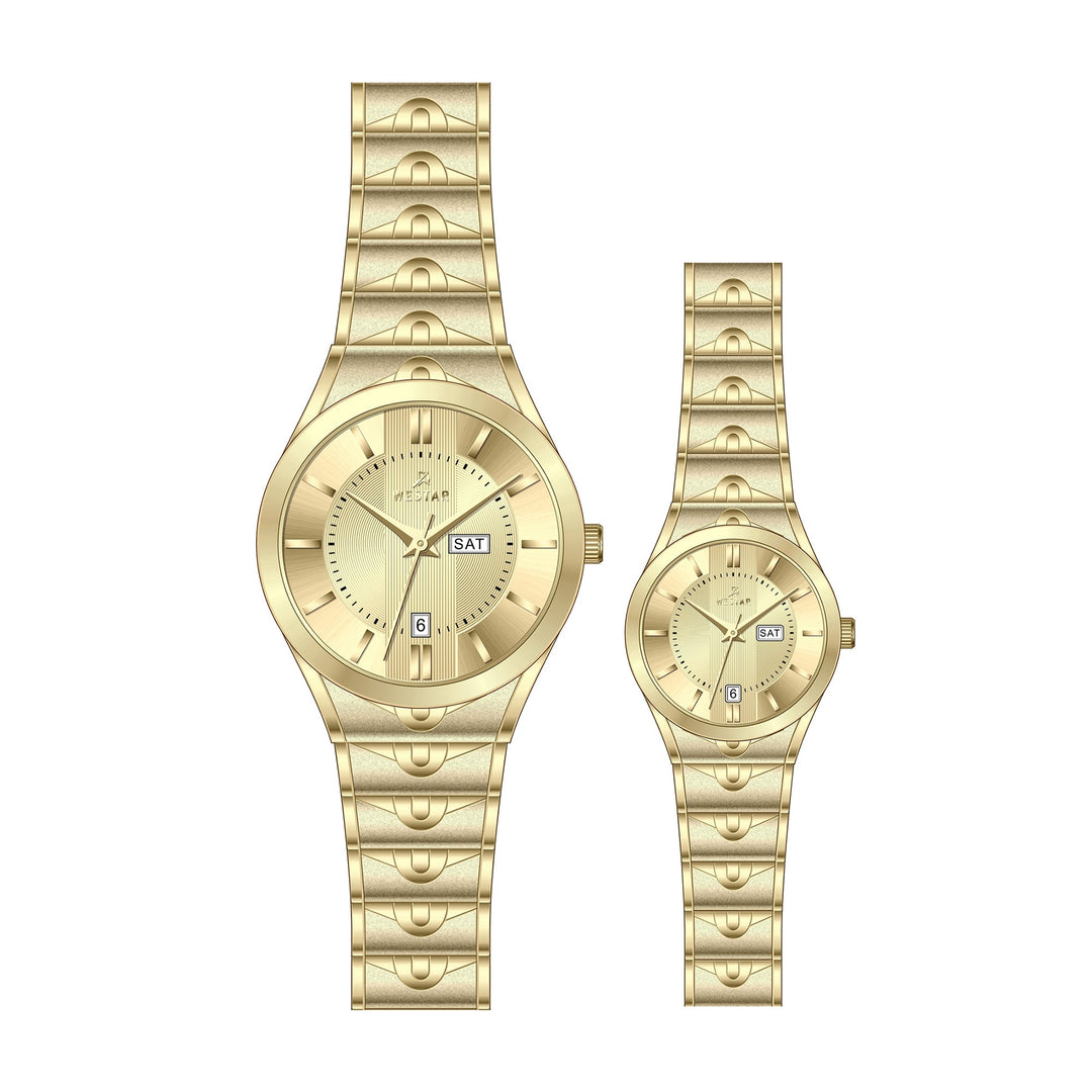 Westar Couple Watch EX7609GPN108 &amp; EX6609GPN108