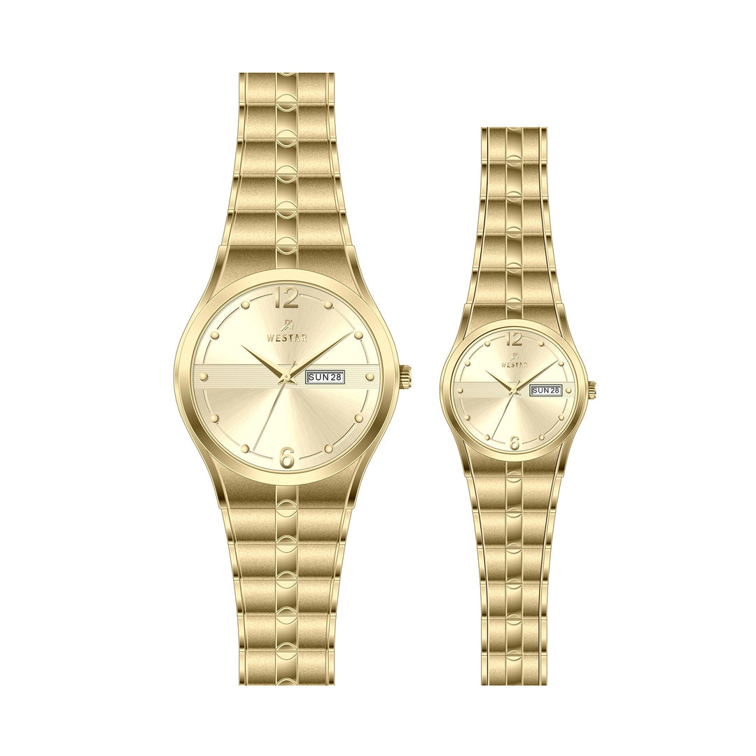 Westar Couple Watch EX7611GPN102 &amp; EX6611GPN102