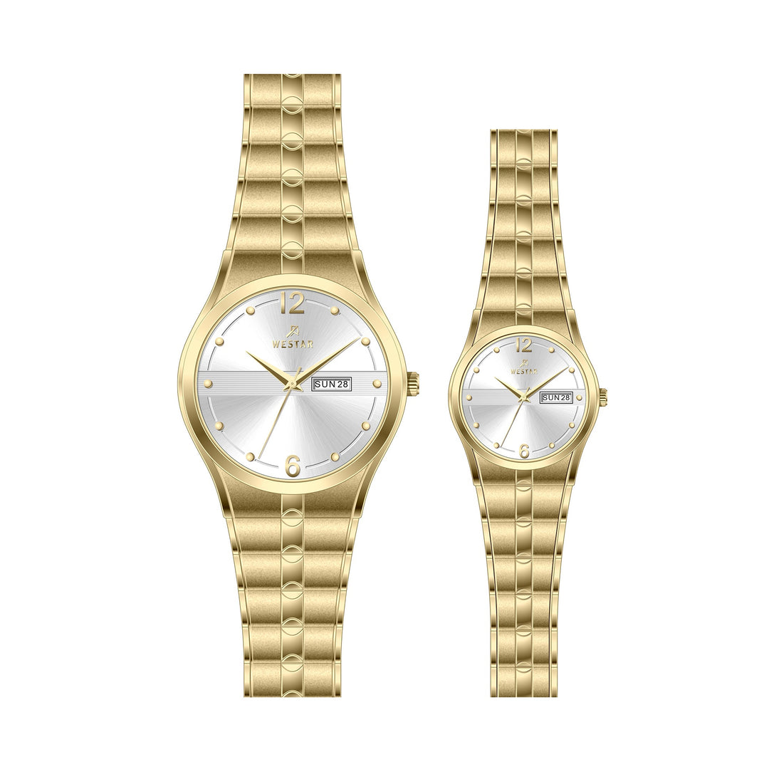 Westar Couple Watch EX7611GPN107 &amp; EX6611GPN107