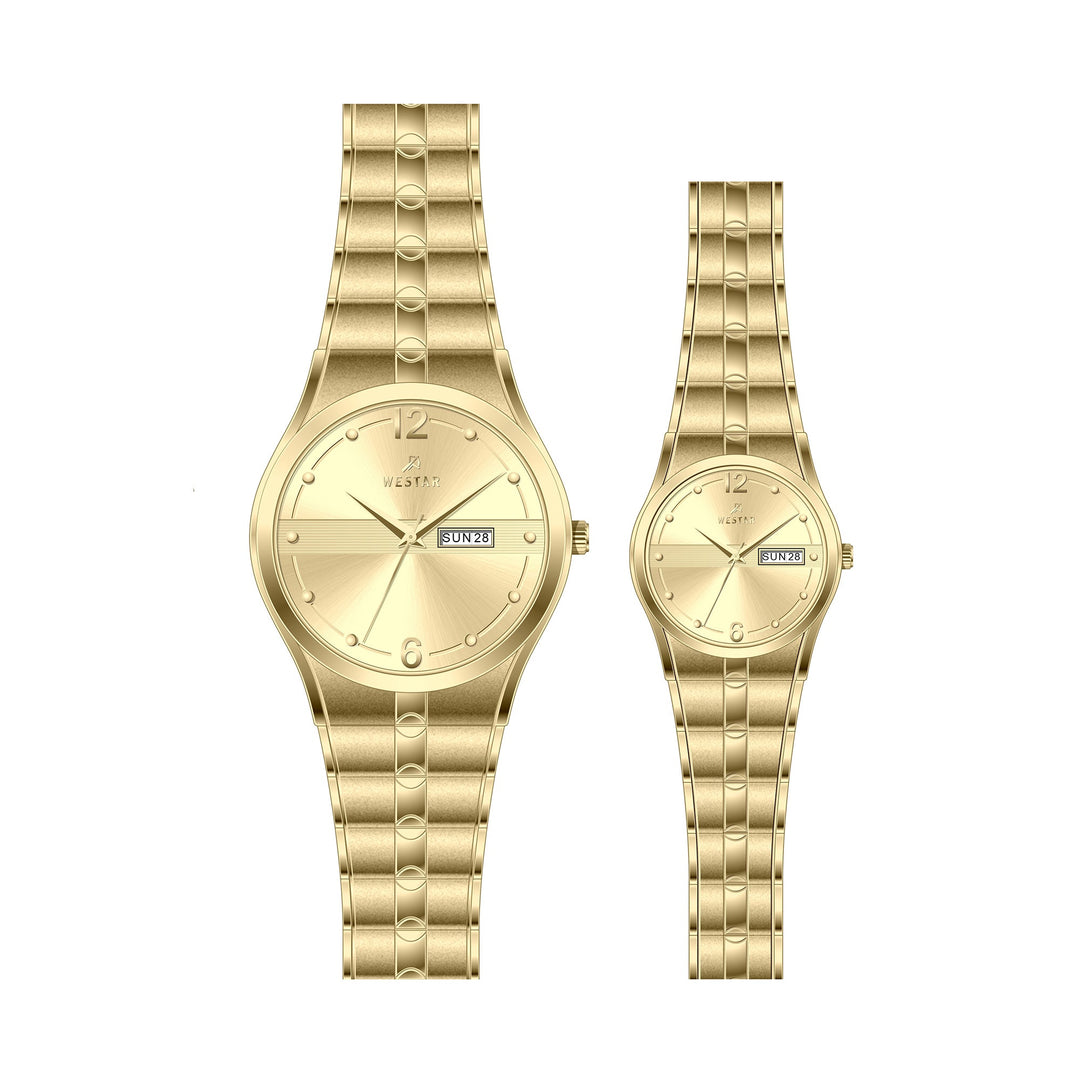 Westar Couple Watch EX7611GPN108 &amp; EX6611GPN108