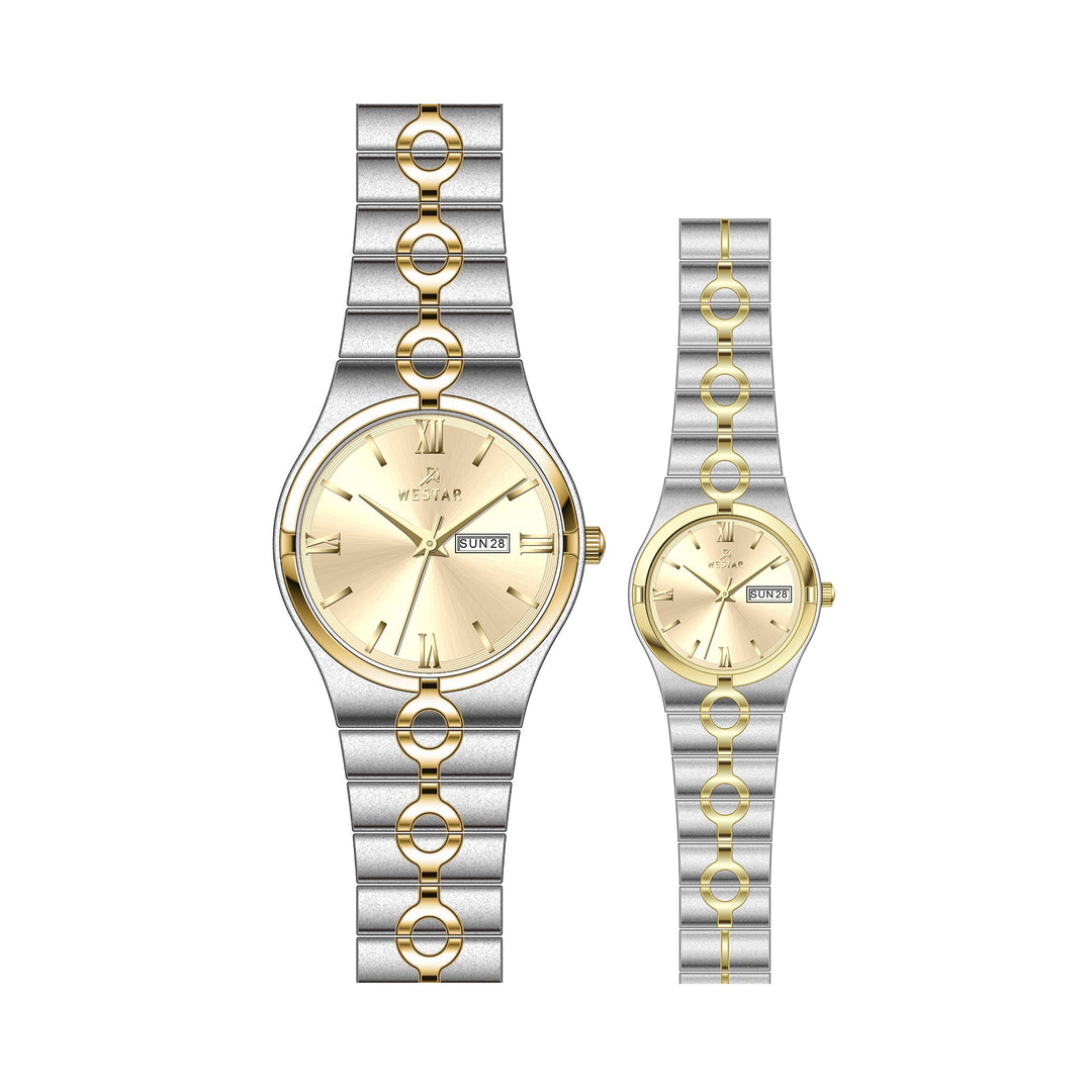 Westar Couple Watch EX7612CBN102 &amp; EX6612CBN102