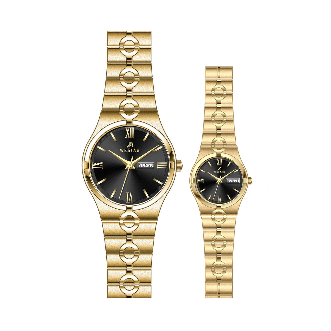Westar Couple Watch EX7612GPN103 &amp; EX6612GPN103
