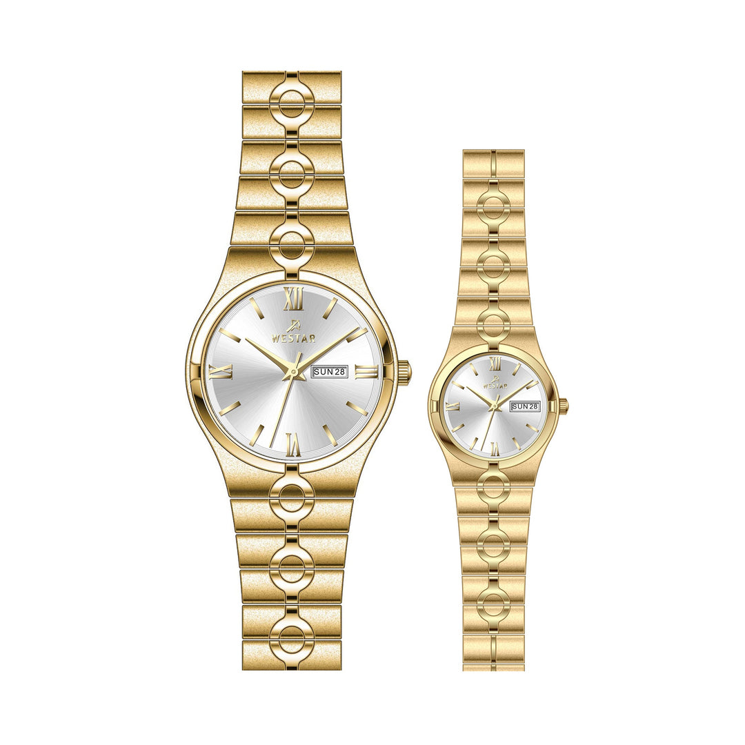 Westar Couple Watch EX7612GPN107 &amp; EX6612GPN107