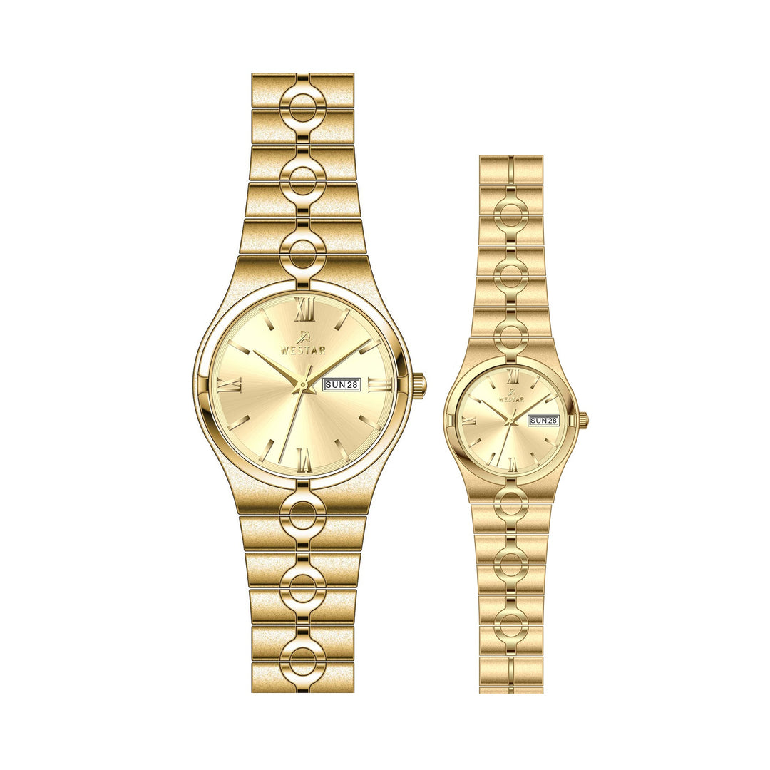 Westar Couple Watch EX7612GPN108 &amp; EX6612GPN108