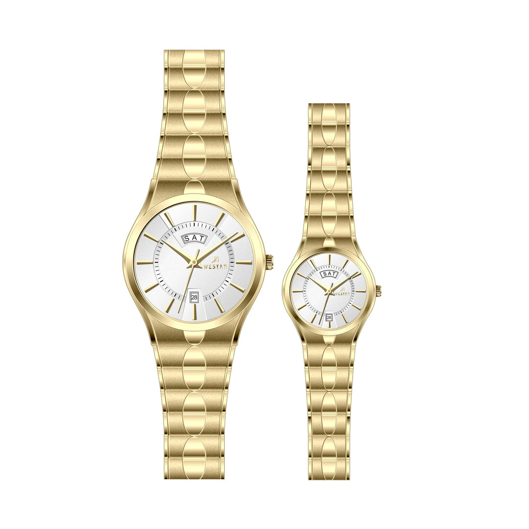 Westar Couple Watch EX7613GPN107 &amp; EX6613GPN107