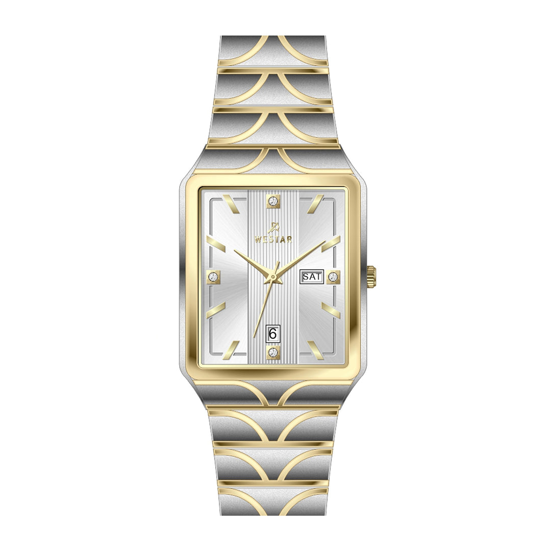 Westar Executive  Gents Silver Dial Quartz Watch - EX7614CBN107