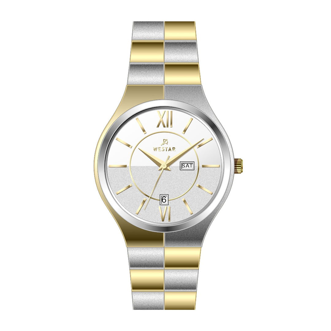 Westar Executive  Gents Silver Dial Quartz Watch - EX7615CBN107