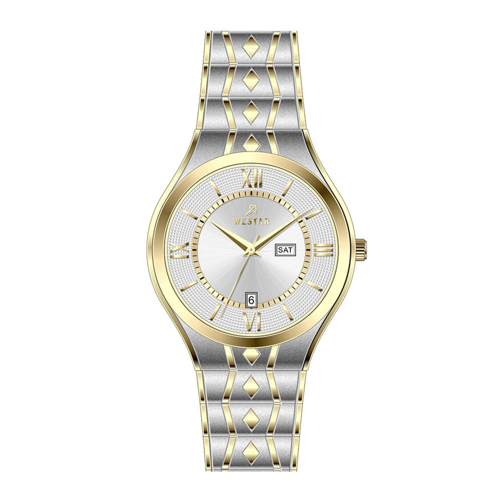 Westar Executive  Gents Silver Dial Quartz Watch - EX7619CBN107