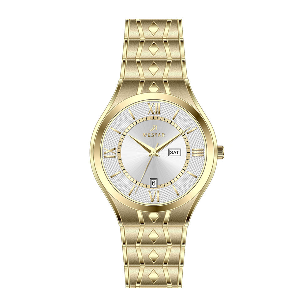 Westar Executive  Gents Silver Dial Quartz Watch - EX7619GPN107