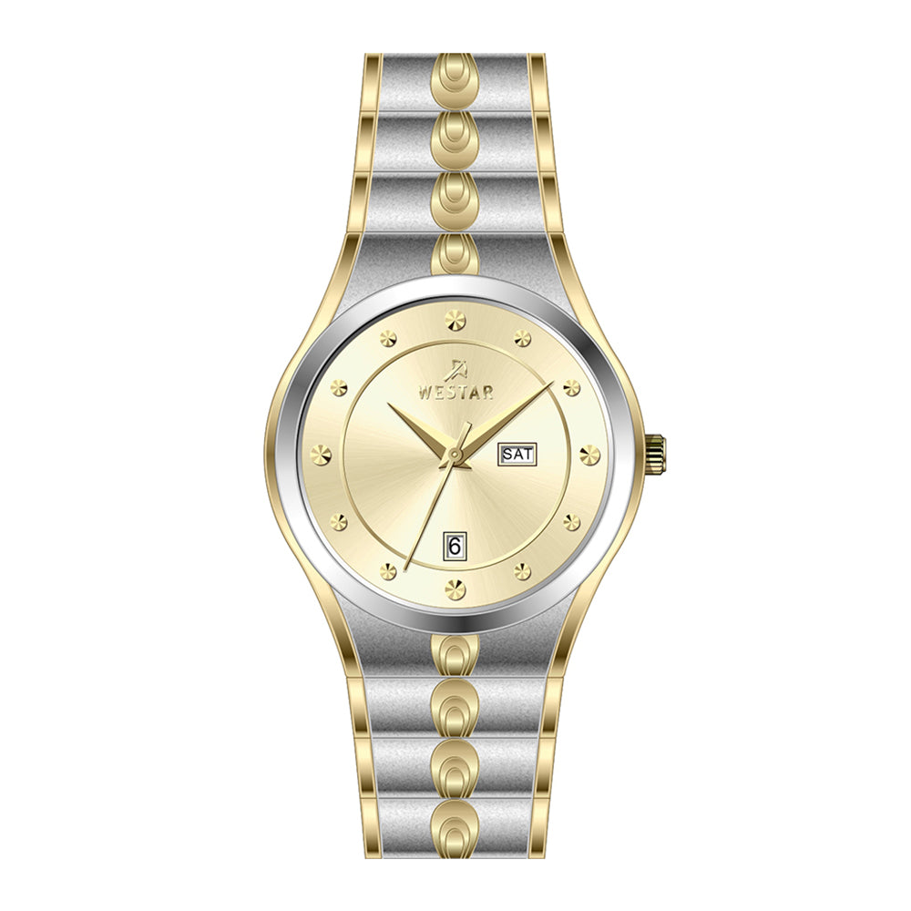 Westar Executive  Gents Light Champange Dial Quartz Watch - EX7620CBN102
