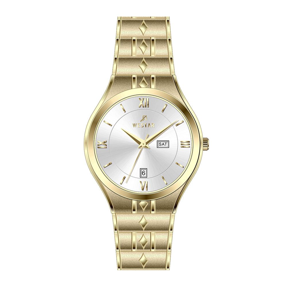 Westar Executive  Gents Silver Dial Quartz Watch - EX7621GPN107