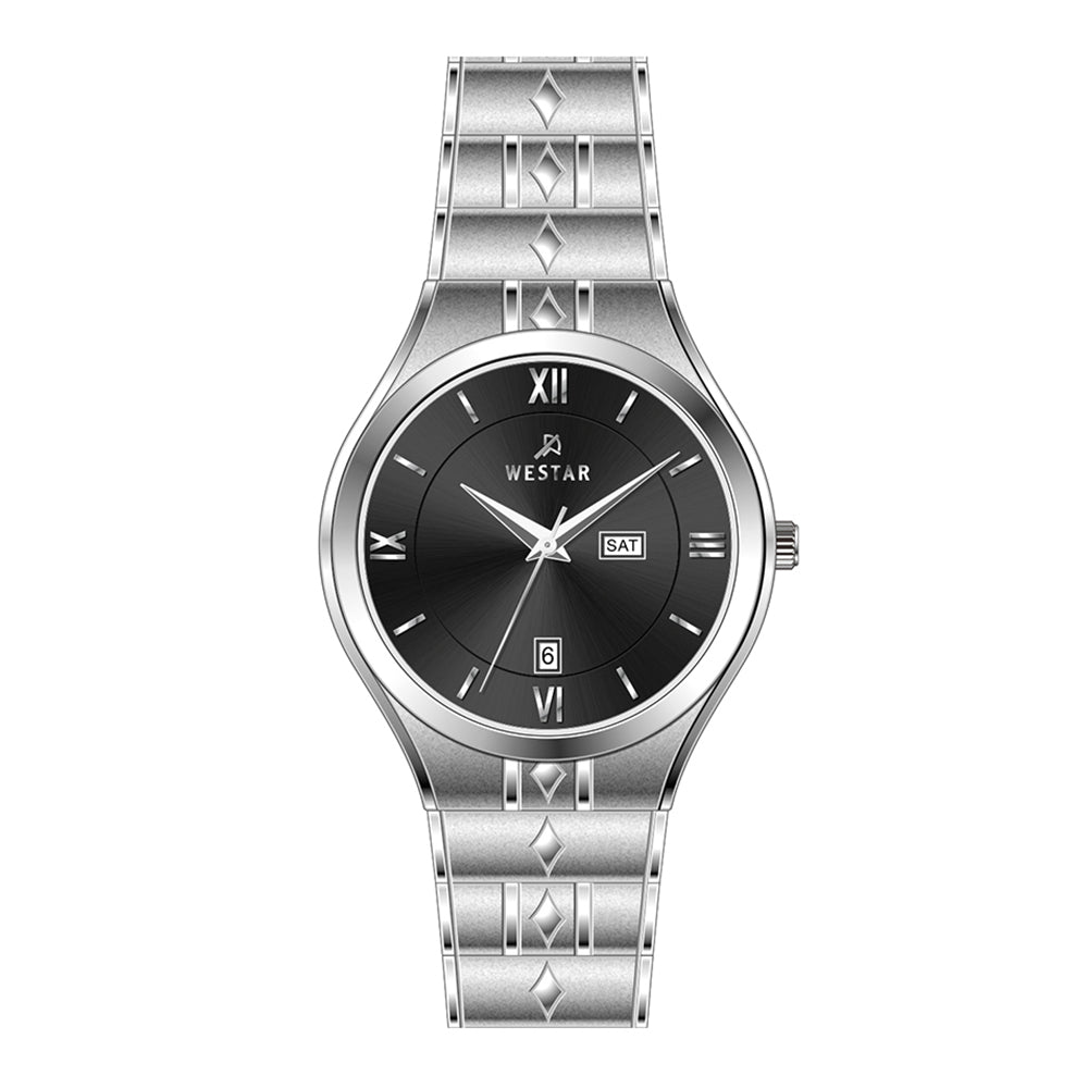 Westar Executive  Gents Black Dial Quartz Watch - EX7621STN103