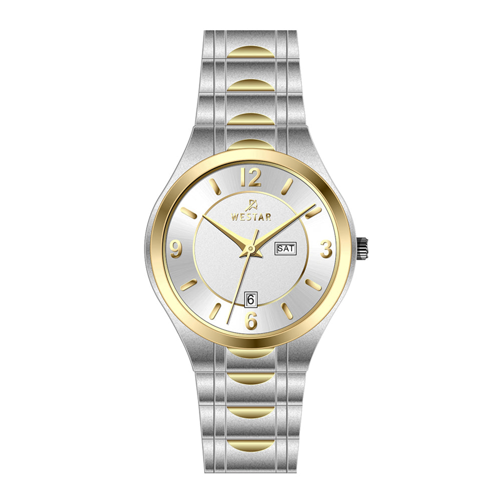 Westar Executive  Gents Silver Dial Quartz Watch - EX7622CBN107