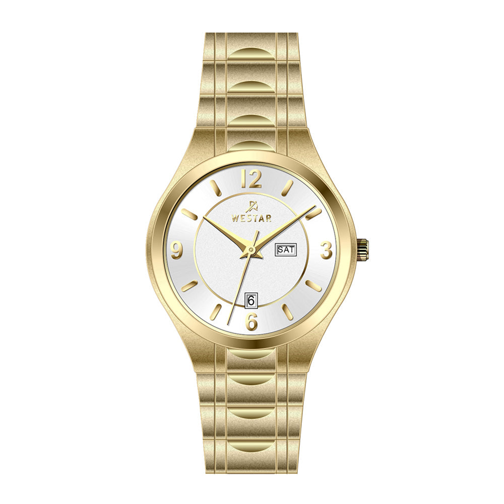 Westar Executive  Gents White Dial Quartz Watch - EX7622GPN101