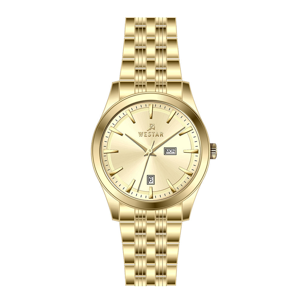 Westar Executive  Gents Light Champange Dial Quartz Watch - EX7624GPN102