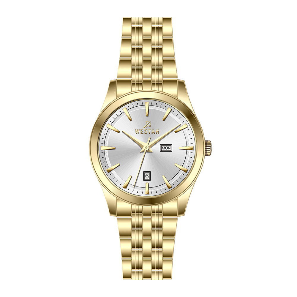 Westar Executive  Gents Silver Dial Quartz Watch - EX7624GPN107