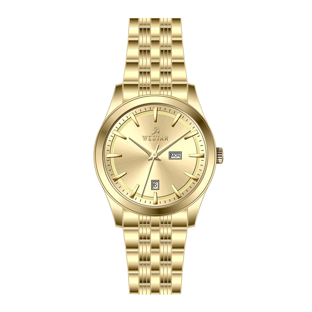 Westar Executive  Gents Dark Champagne Dial Quartz Watch - EX7624GPN108