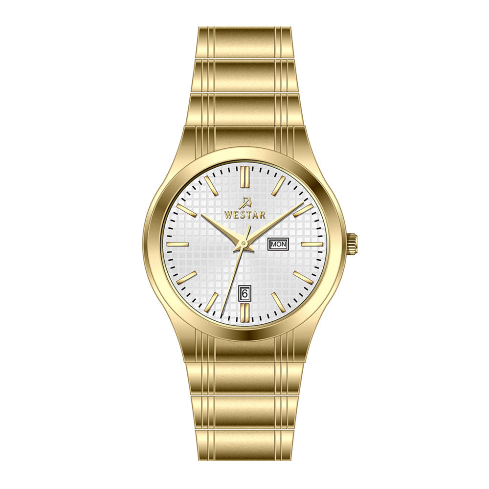 Westar Executive  Gents White Dial Quartz Watch - EX7626GPN101