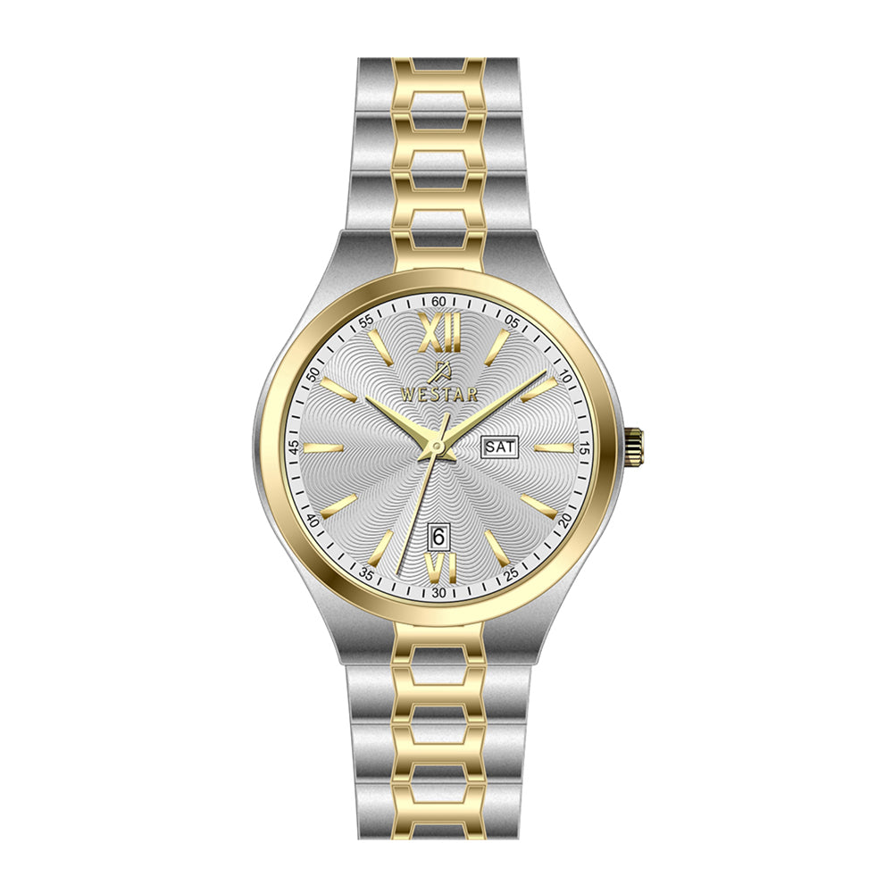 Westar Executive  Gents Silver Dial Quartz Watch - EX7627CBN107