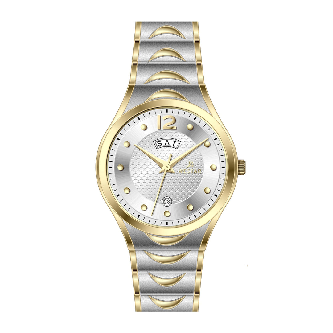 Westar Executive  Gents Silver Dial Quartz Watch - EX7628CBN107