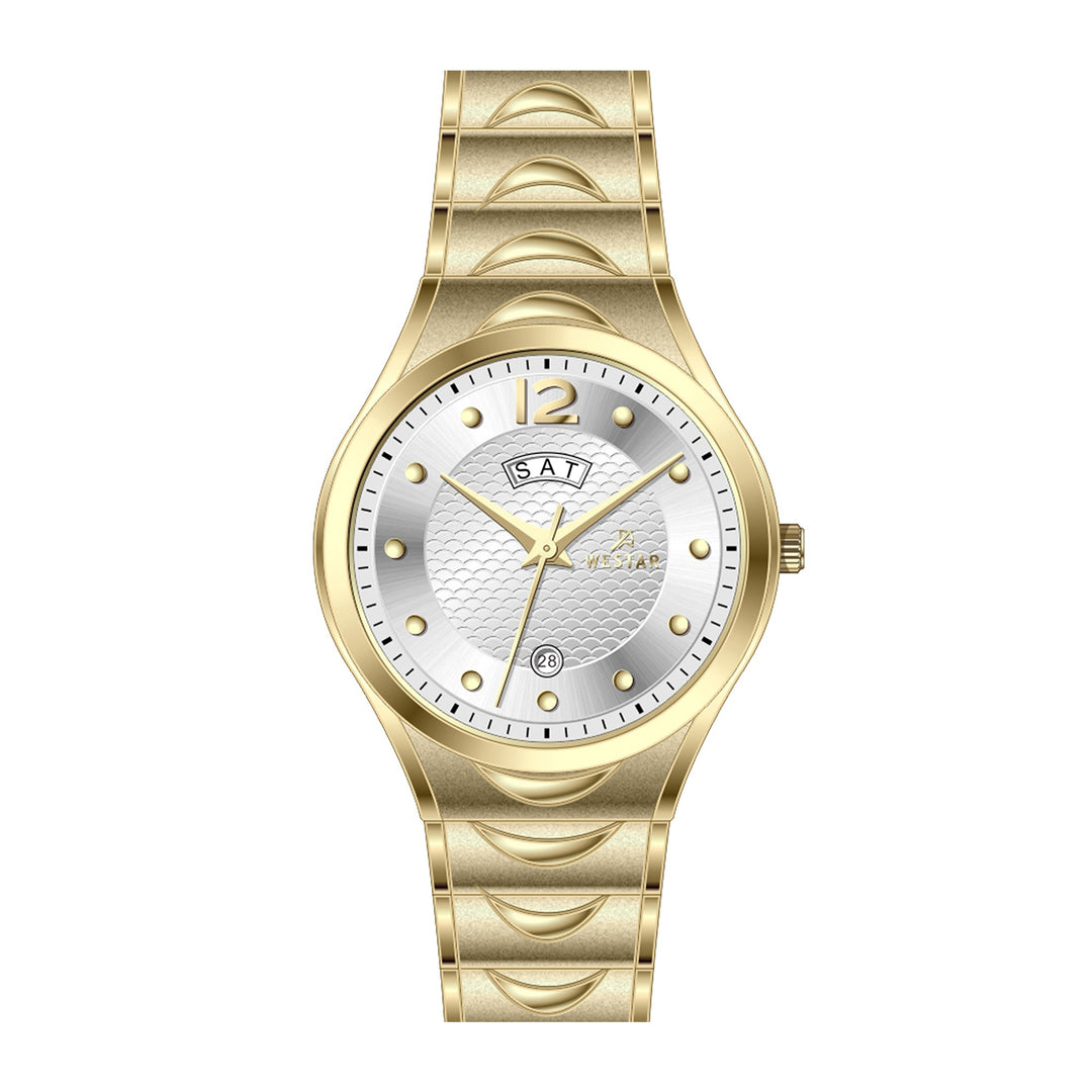 Westar Executive  Gents White Dial Quartz Watch - EX7628GPN101