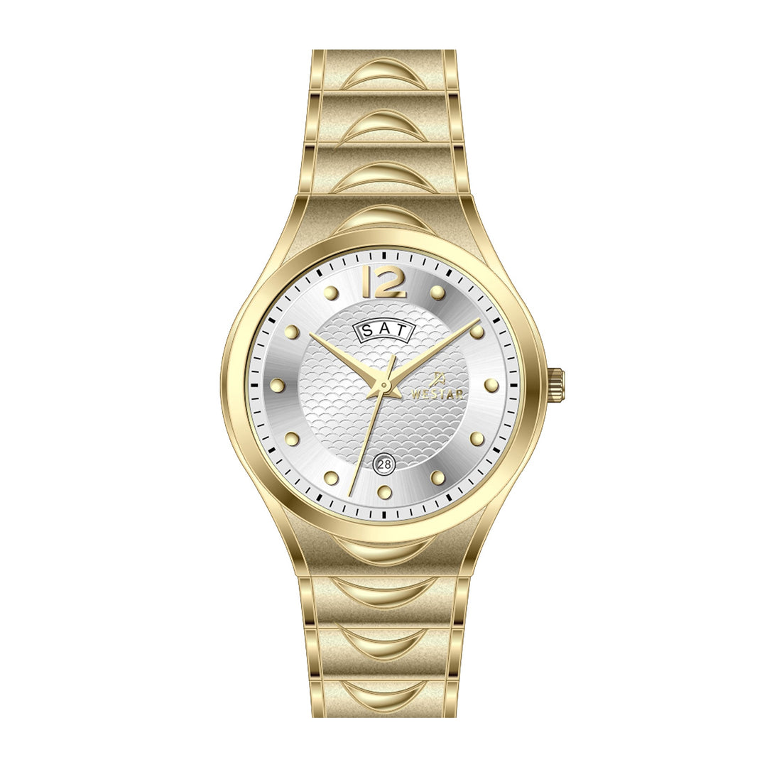 Westar Executive  Gents Silver Dial Quartz Watch - EX7628GPN107