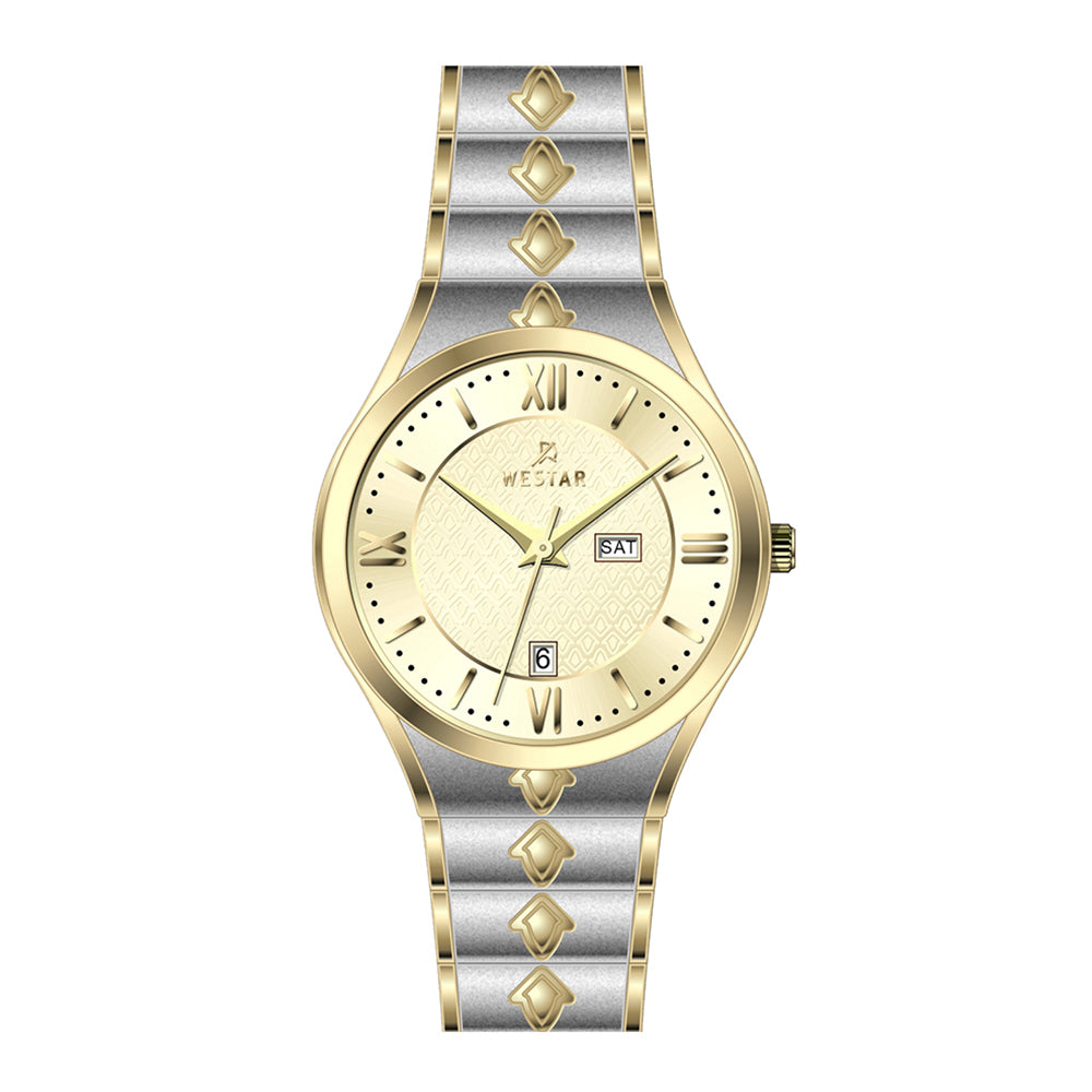 Westar Executive  Gents Light Champange Dial Quartz Watch - EX7629CBN102