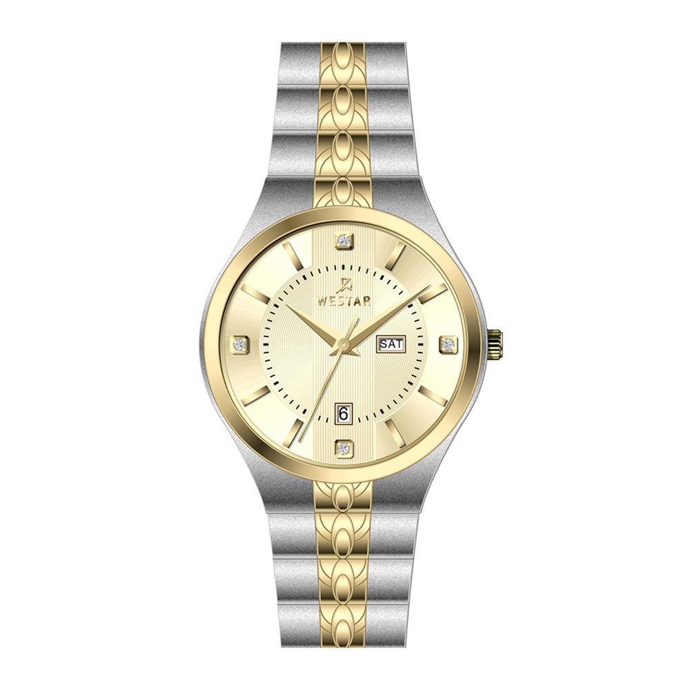 Westar Executive  Gents Light Champange Dial Quartz Watch - EX7630CBN102