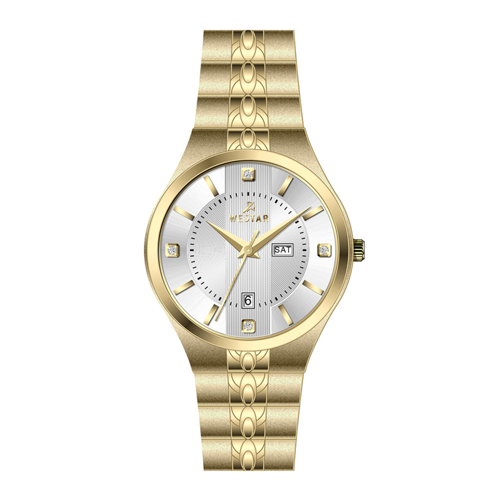 Westar Executive  Gents Silver Dial Quartz Watch - EX7630GPN107