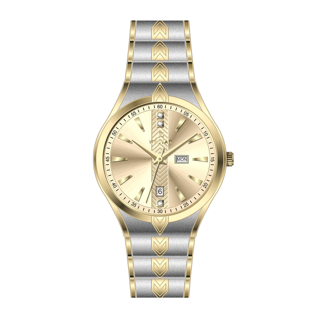 Westar Executive  Gents Light Champange Dial Quartz Watch - EX7632CBN102