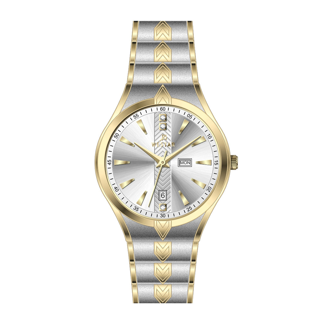Westar Executive  Gents Silver Dial Quartz Watch - EX7632CBN107