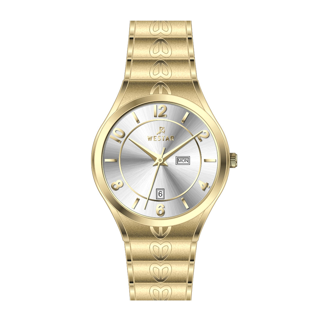 Westar Executive  Gents White Dial Quartz Watch - EX7635GPN101