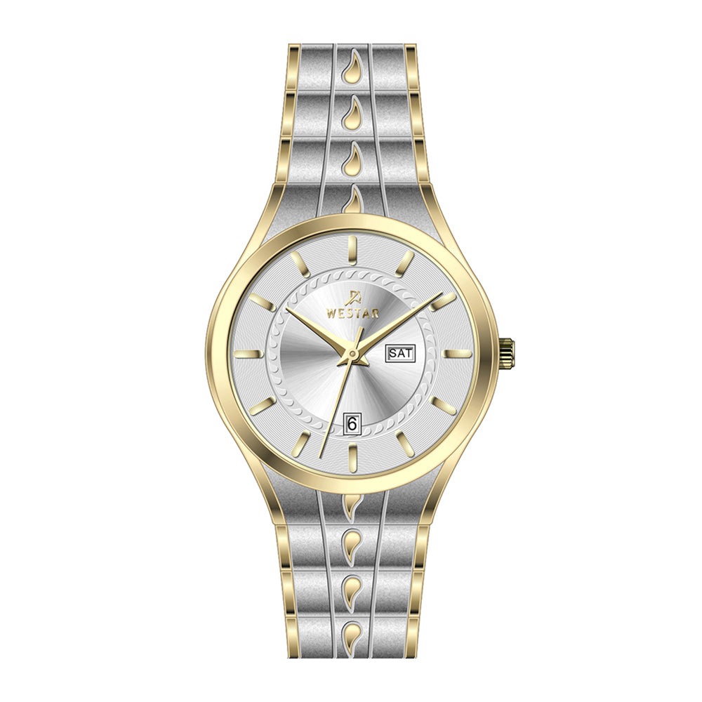 Westar Executive  Gents Silver Dial Quartz Watch - EX7636CBN107