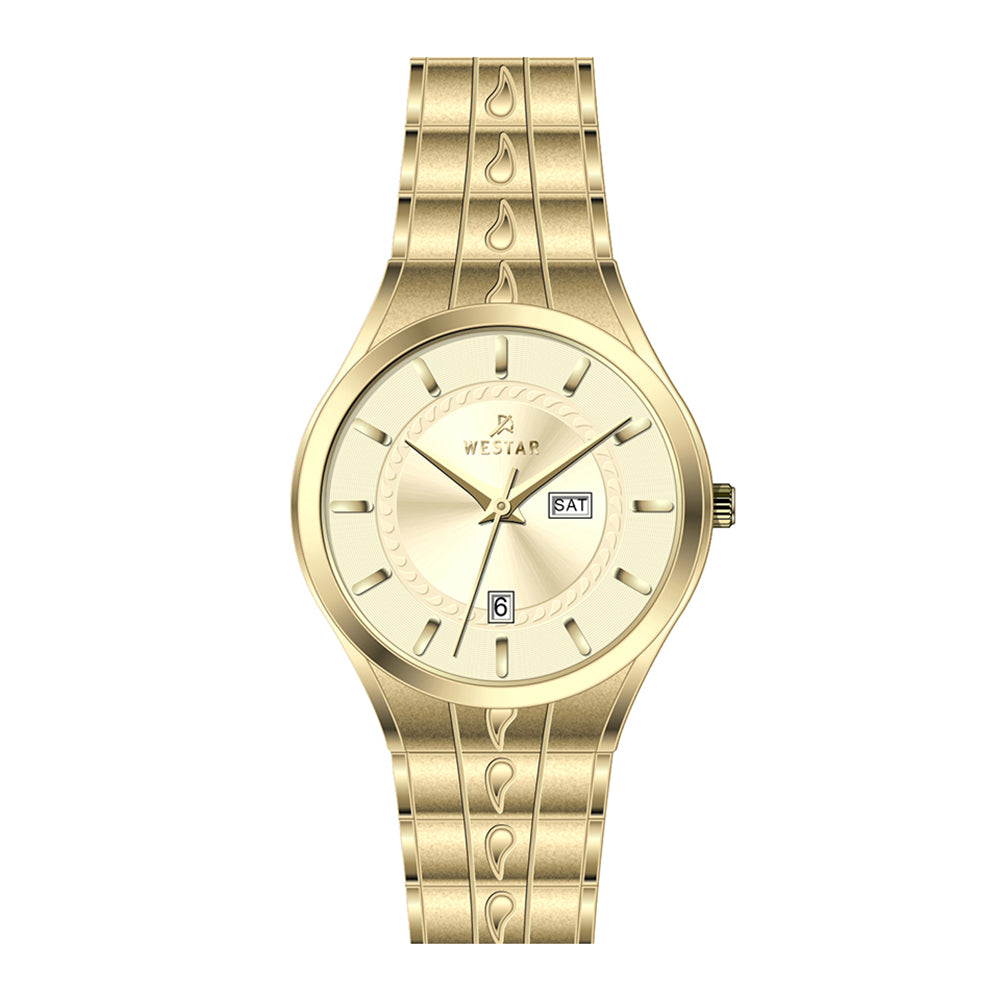 Westar Executive  Gents Light Champange Dial Quartz Watch - EX7636GPN102