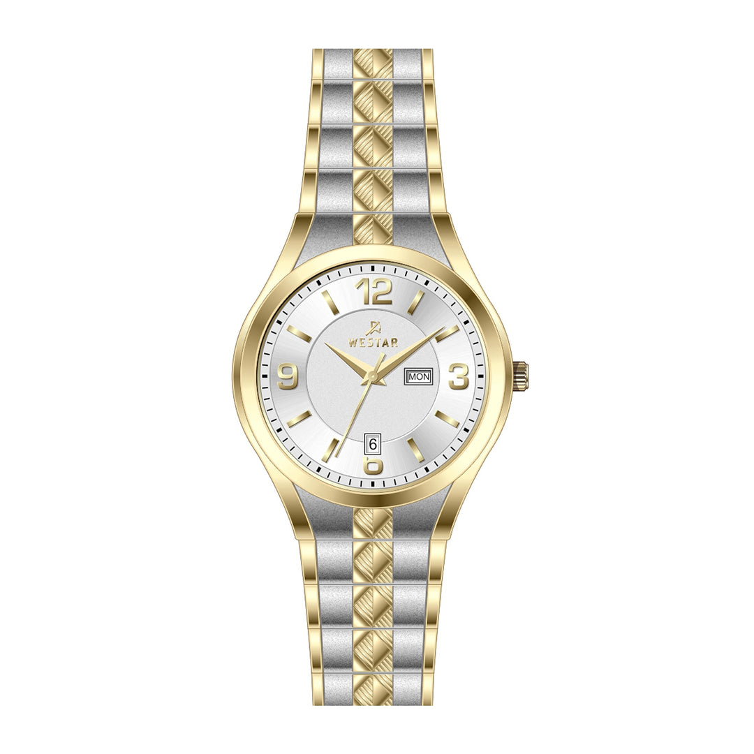 Westar Executive  Gents Silver Dial Quartz Watch - EX7638CBN107