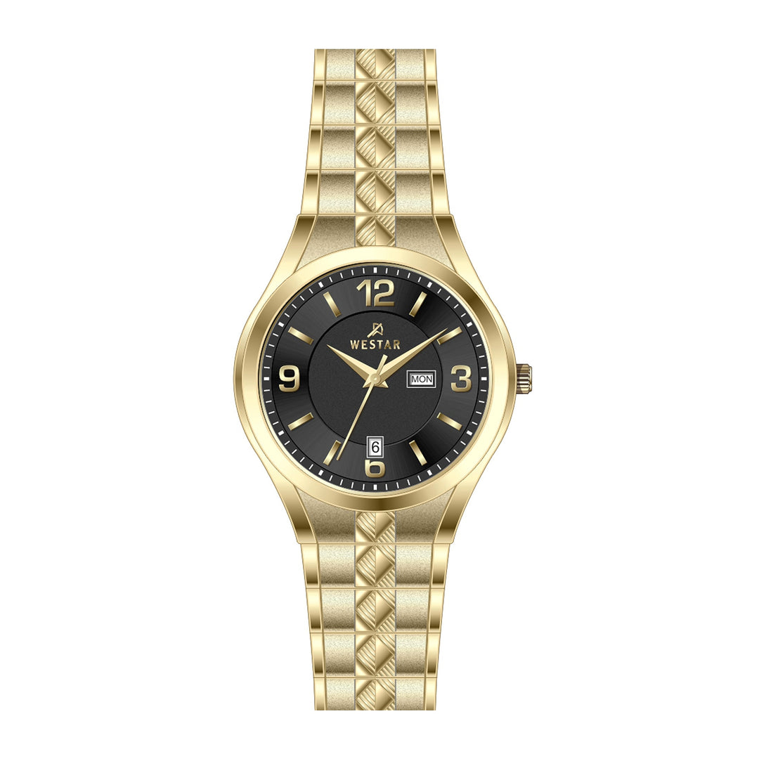 Westar Executive  Gents Black Dial Quartz Watch - EX7638GPN103