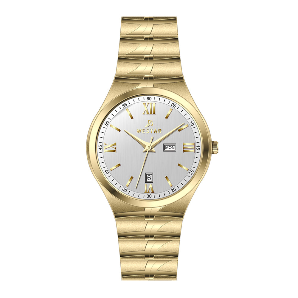 Westar Executive  Gents Silver Dial Quartz Watch - EX7639GPN107